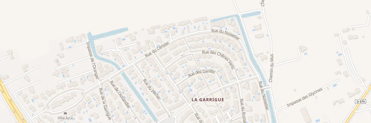 Plan du 8 Rue des Chênes Verts à Aimargues