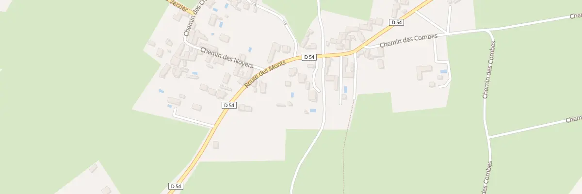 Plan du 1286 Rte des Monts à Sury-le-Comtal