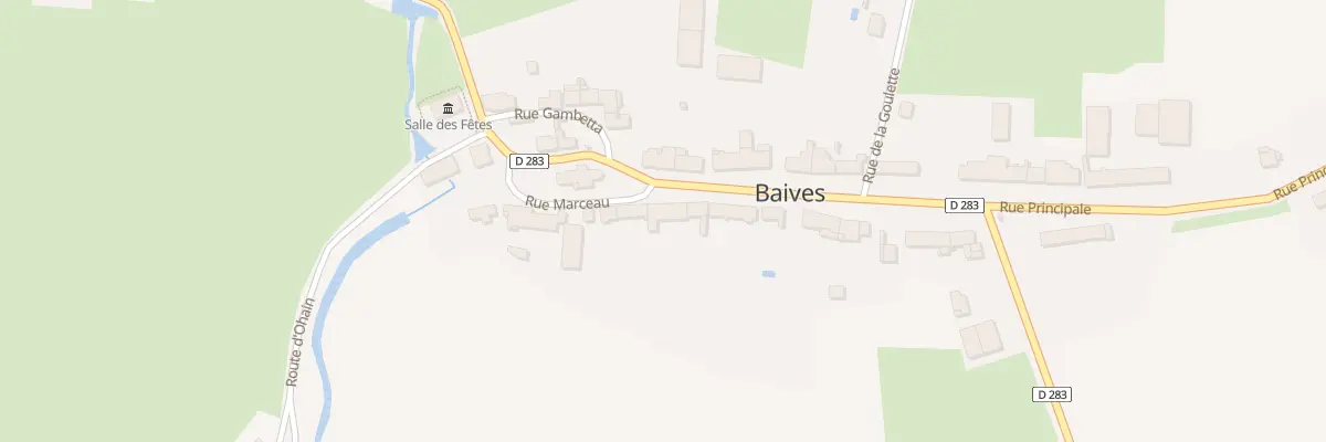Plan du 2 Rue Principale à Baives