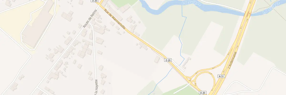 Plan du 15 Rte de Warmeriville à Isles-sur-Suippe