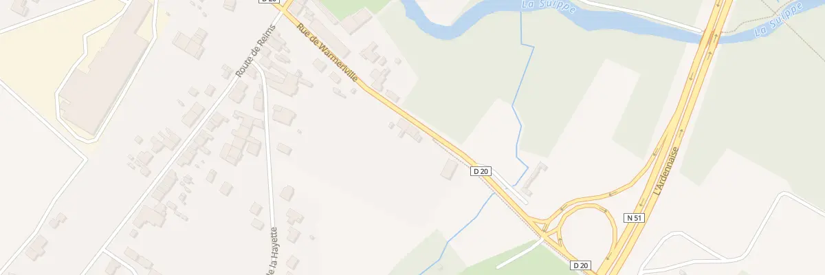 Plan du 17 Rte de Warmeriville à Isles-sur-Suippe