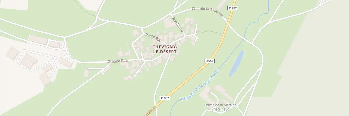 Plan du 1 Gr Grande Rue à Bierry-les-Belles-Fontaines