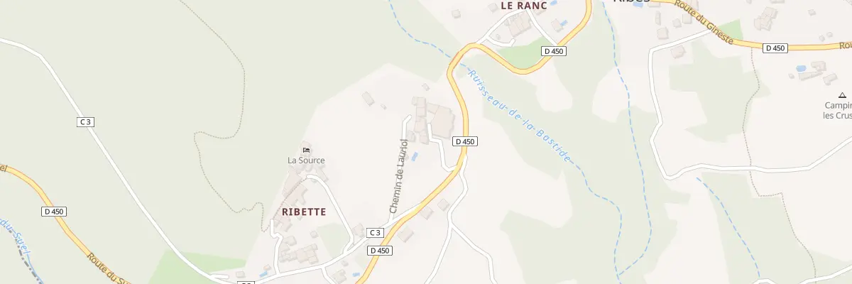 Plan du 5098 La Rompude à Ribes