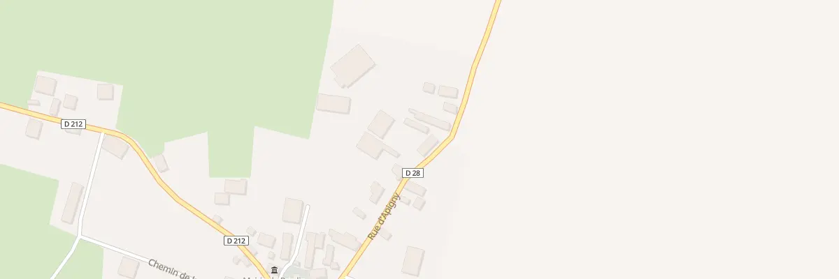 Plan du 9 Rue d’Apigny à Praslin