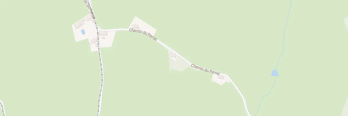 Plan du 5100 Le Perret à Prizy