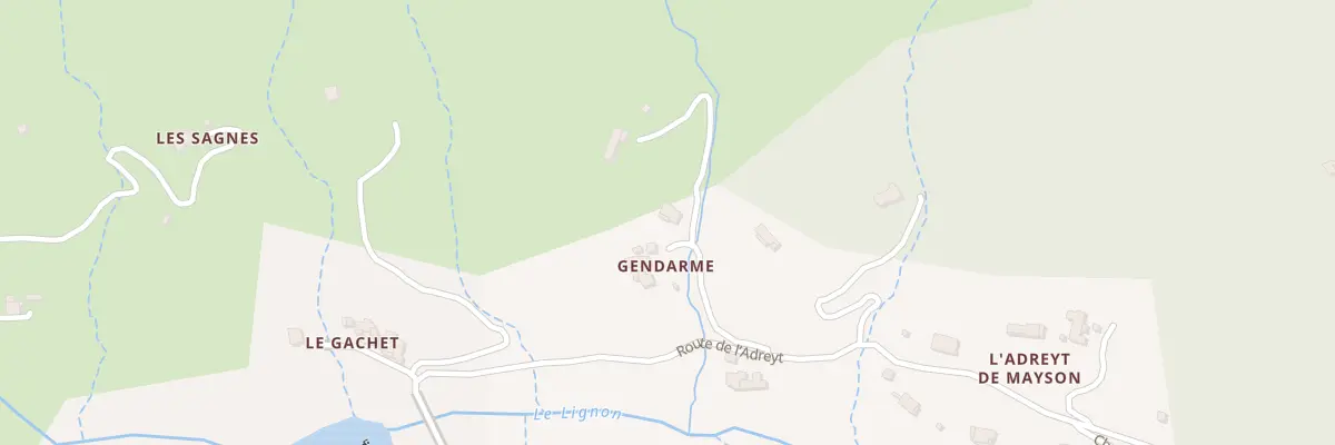 Plan du 110 Che de Gendarme à La Souche