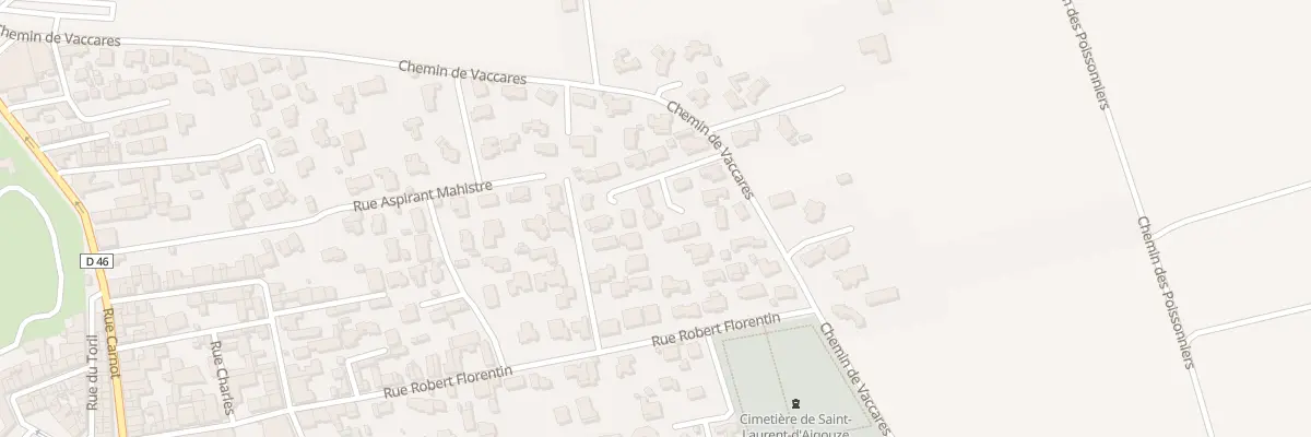 Plan du 590 Che de Vacaresse à Saint-Laurent-d’Aigouze