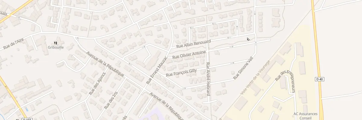 Plan du 9 Rue Olivier Antoine à Calvisson