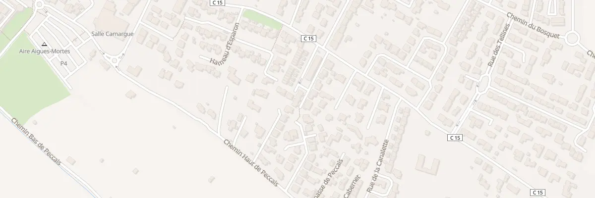 Plan du 16 Rue Abbe Bridaine à Aigues-Mortes