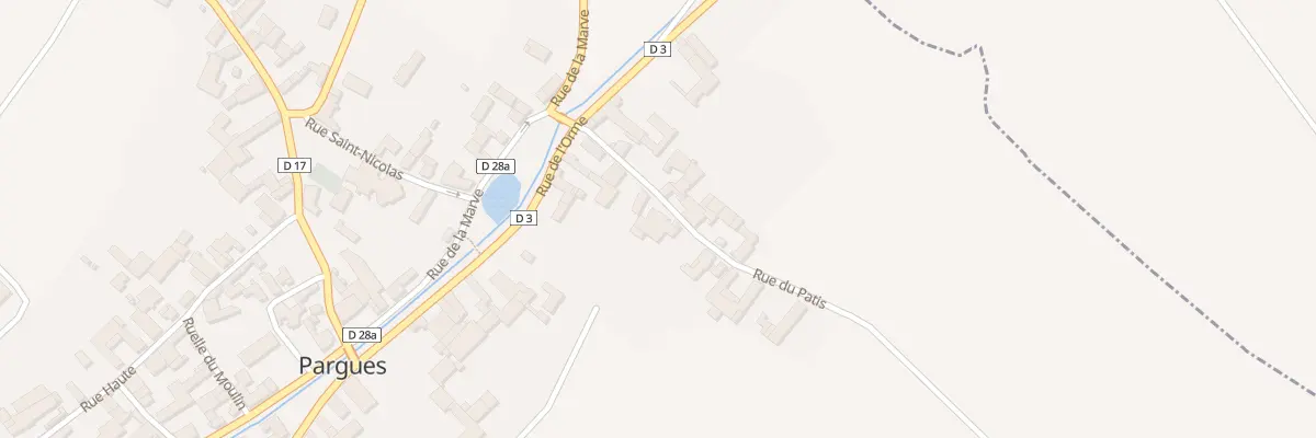 Plan du 6 Rue du Patis à Pargues