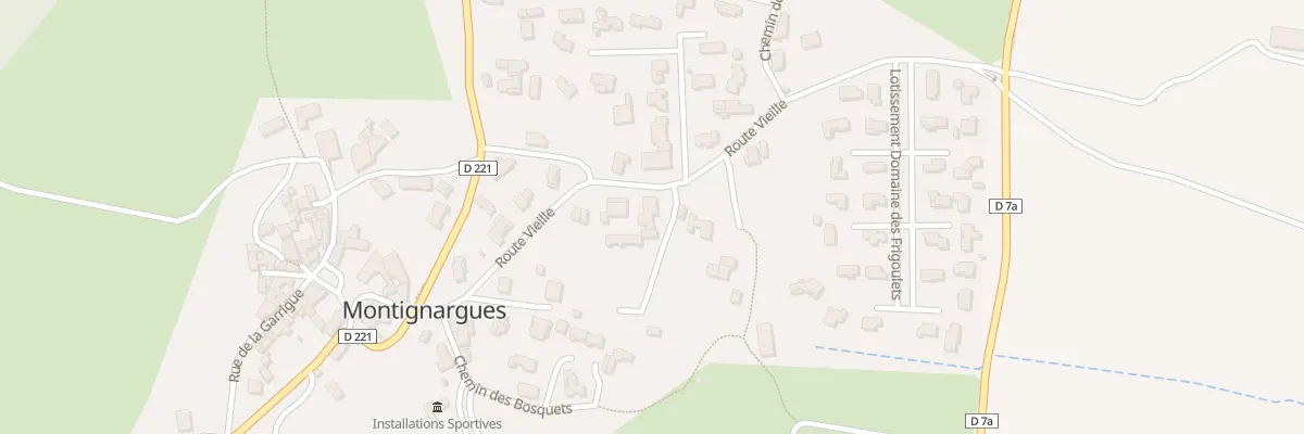 Plan du 5108 Rte Vieille à Montignargues