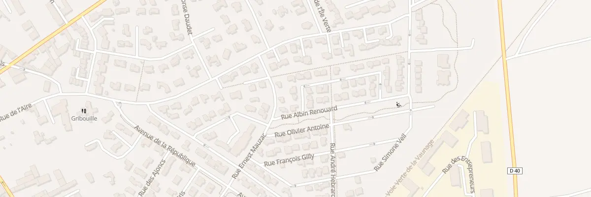 Plan du 5 Rue Adrien Rouger à Calvisson