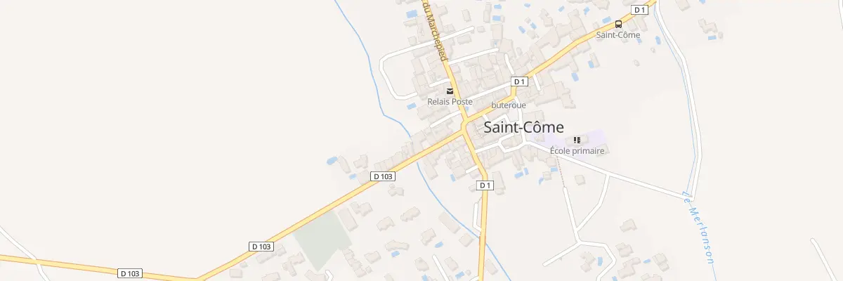 Plan du 8 Rte de Maruéjols à Saint-Côme-et-Maruéjols