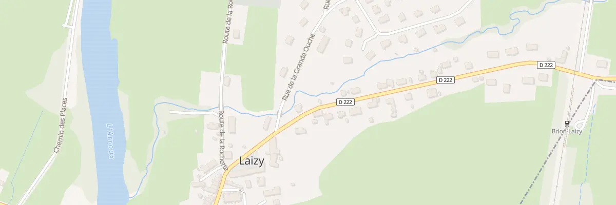 Plan du 4 Av de la Gare à Laizy