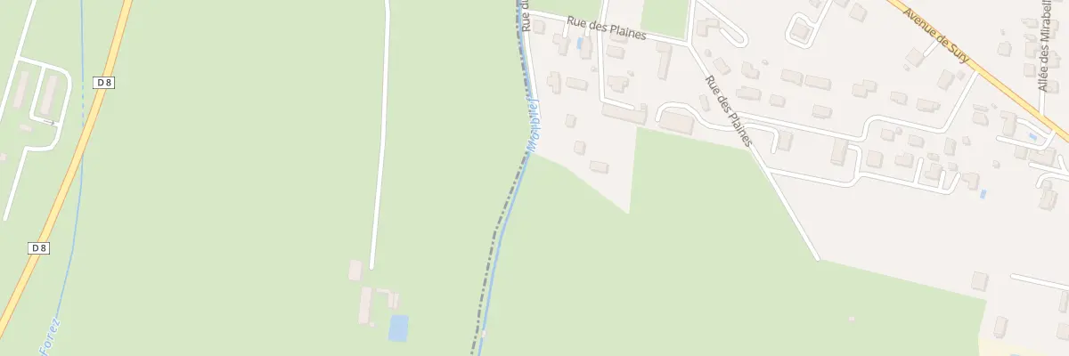 Plan du 7A Rue du Malbief à Bonson