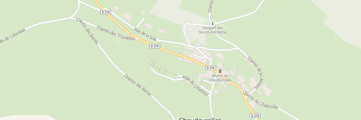 Plan du 5007 Le Bourg à Chaudeyrolles