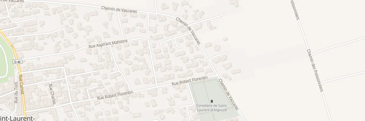 Plan du 690 Che de Vacaresse à Saint-Laurent-d’Aigouze