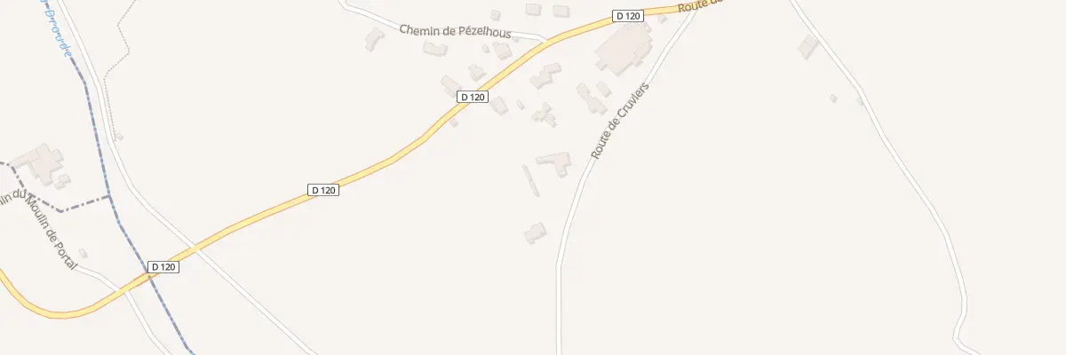 Plan du 162 Rte de Cruviers à Saint-Césaire-de-Gauzignan