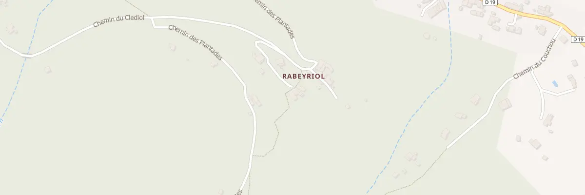 Plan du 150 Che du Haut Rabeyriol à La Souche