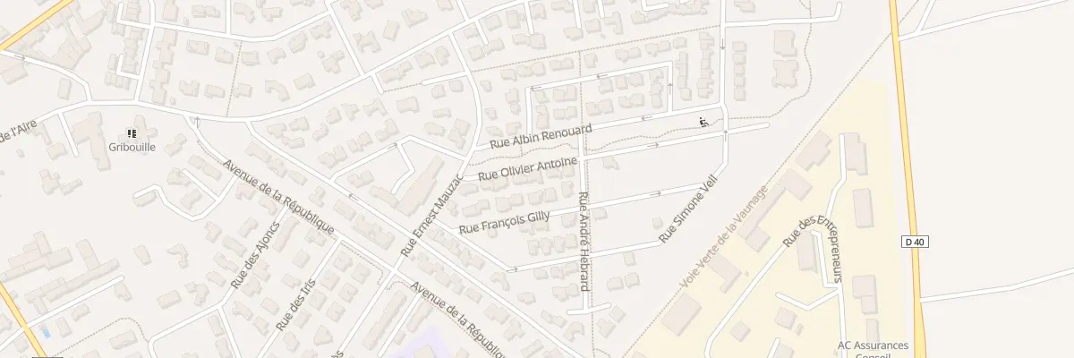 Plan du 5 Rue Olivier Antoine à Calvisson
