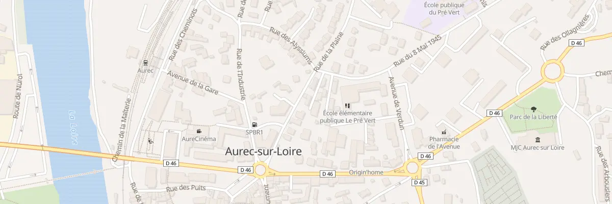 Plan du 126 Rue de la Plaine à Aurec-sur-Loire