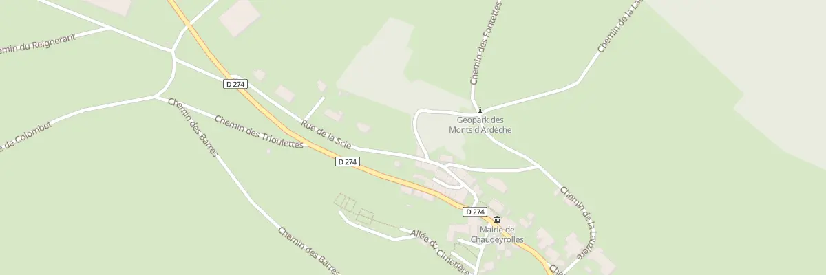 Plan du 5016 Le Bourg à Chaudeyrolles