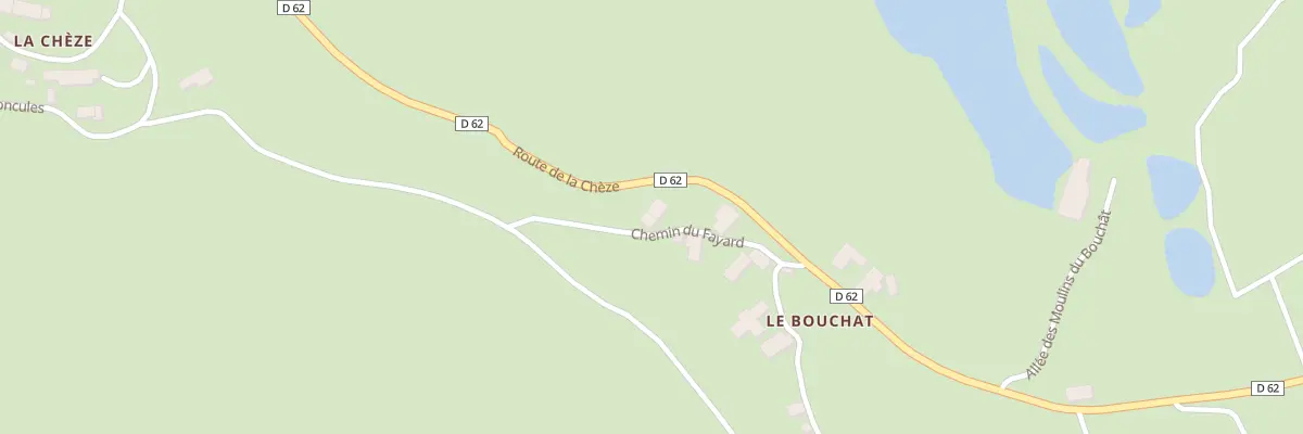 Plan du 2 Che du Fayard à Mazet-Saint-Voy