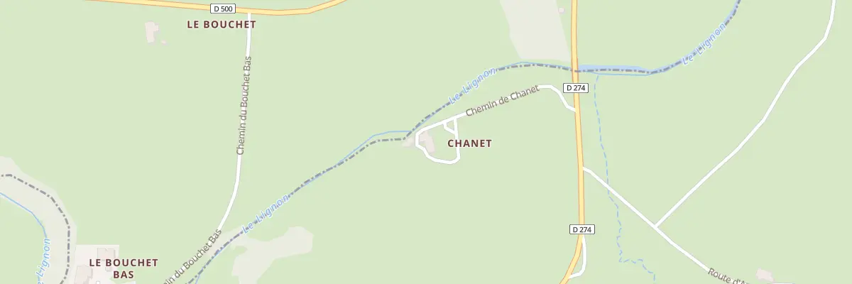 Plan du 5097 Chanet à Chaudeyrolles