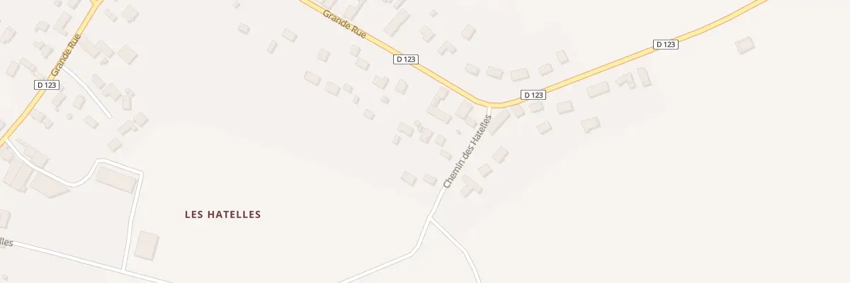 Plan du 2 Che des Hatelles à Montaulin