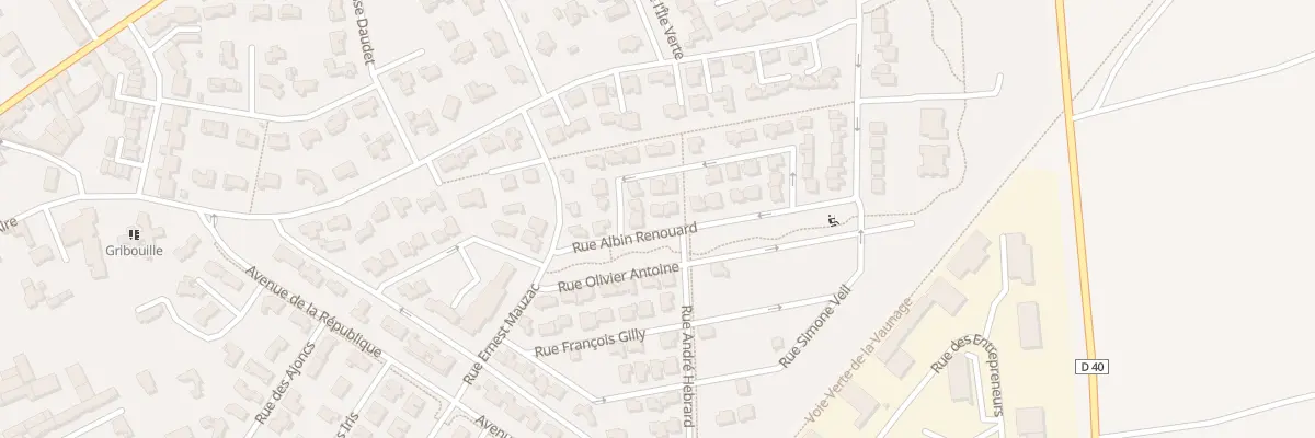 Plan du 1 Rue Albin Renouard à Calvisson
