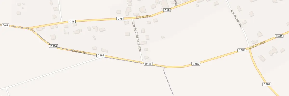 Plan du 7 Rue du Puid de la Ville à Laubressel