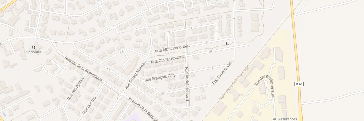 Plan du 1 Rue Olivier Antoine à Calvisson