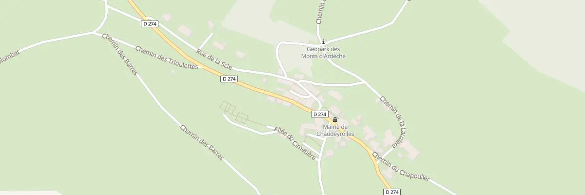 Plan du 5009 Le Bourg à Chaudeyrolles