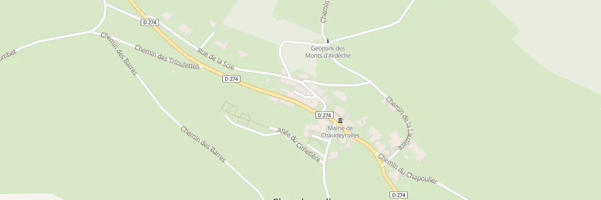 Plan du 5010 Le Bourg à Chaudeyrolles