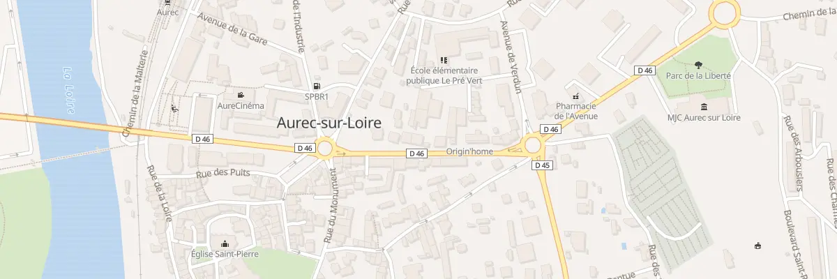 Plan du 97 Av de Firminy à Aurec-sur-Loire