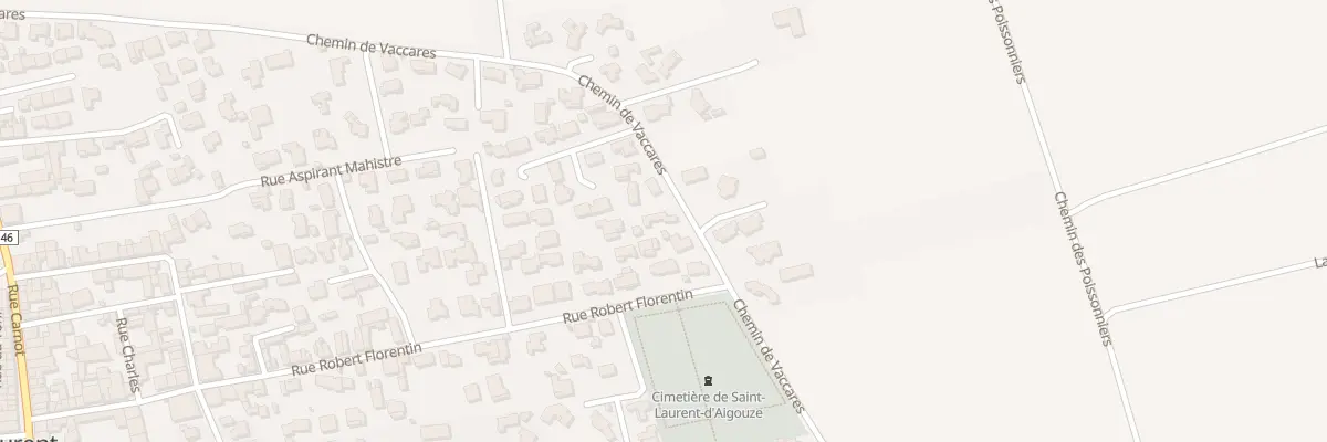 Plan du 700 Che de Vacaresse à Saint-Laurent-d’Aigouze