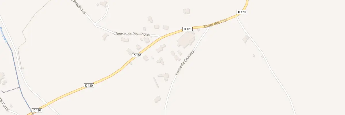 Plan du 158 Rte de Cruviers à Saint-Césaire-de-Gauzignan