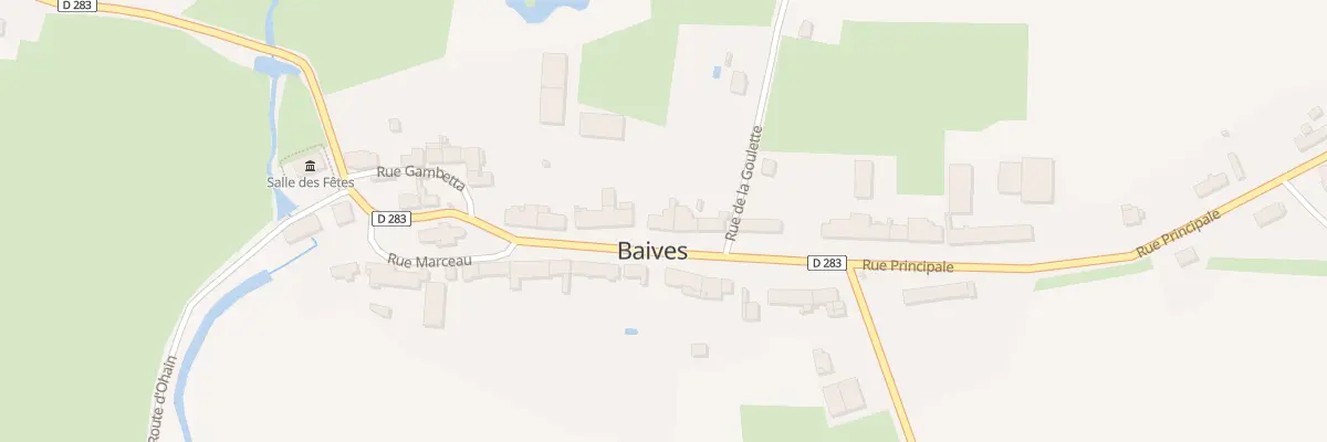 Plan du 11 Rue Principale à Baives