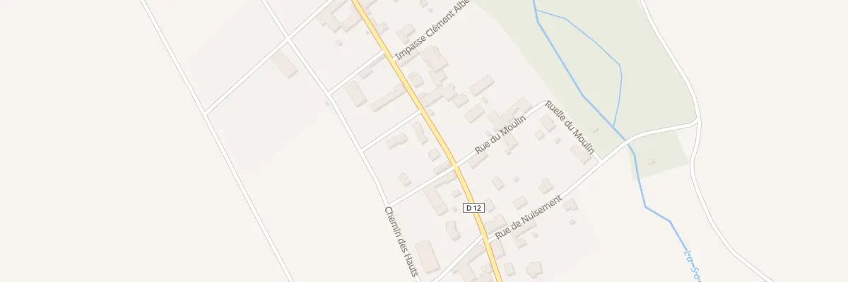 Plan du 23 Rue Principale à Soudron