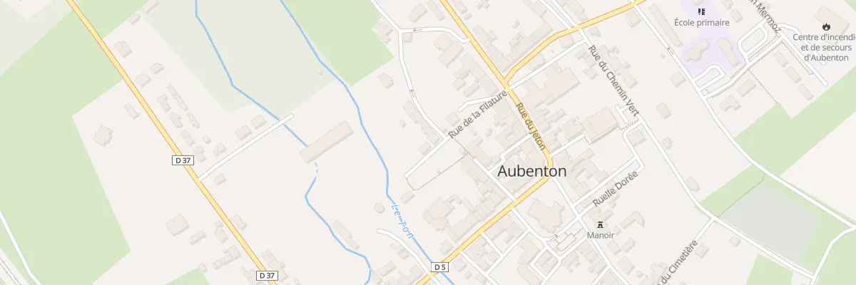 Plan du 4 Rue de la Filature à Aubenton
