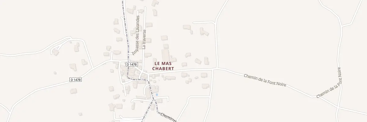 Plan du 88 Mas Chabert à Allègre-les-Fumades