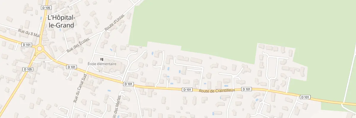 Plan du 139 Imp des Iris à L’Hôpital-le-Grand