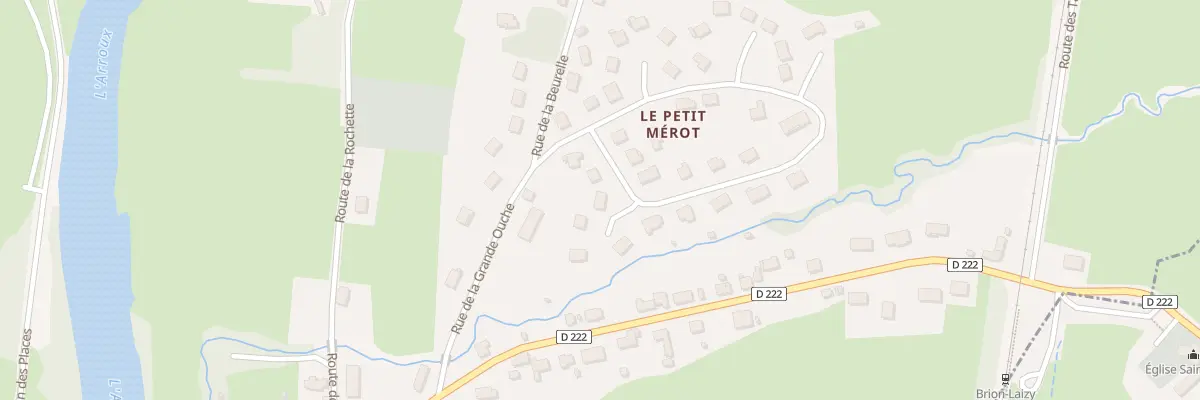 Plan du 6 Rue du Petit Mérot à Laizy