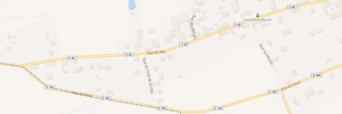 Plan du 20 Rue du Bas à Laubressel