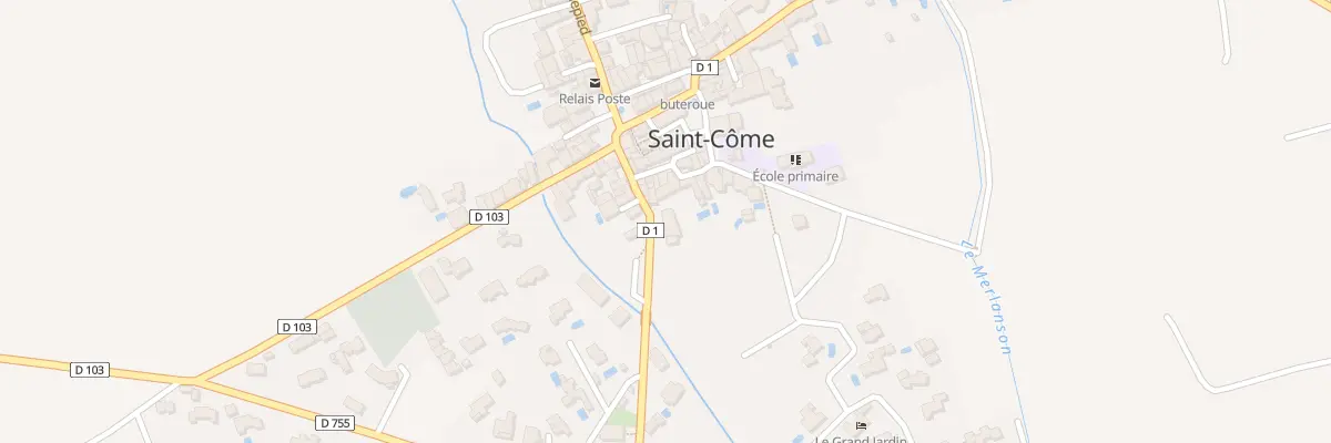 Plan du 13 Rue du Jeu de Boules à Saint-Côme-et-Maruéjols