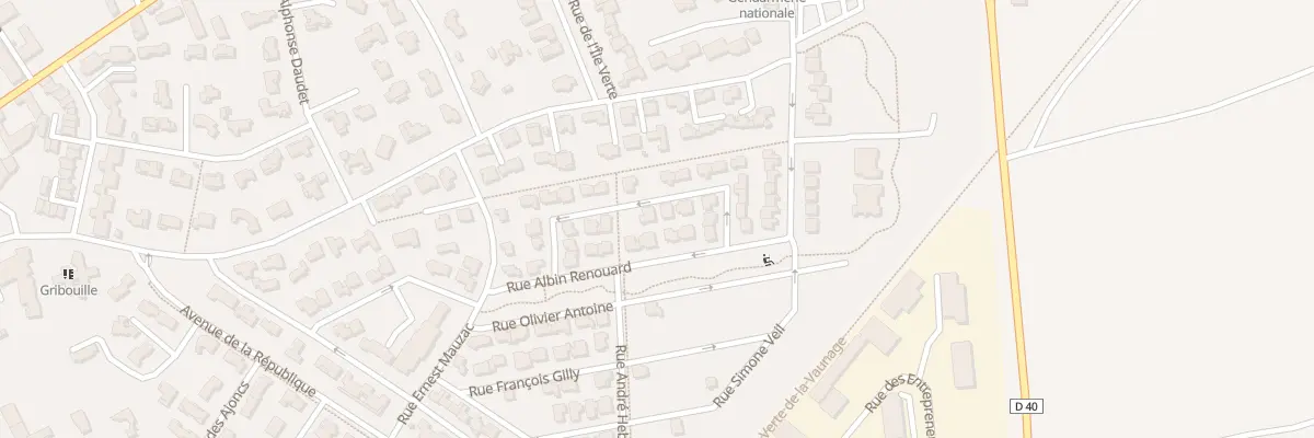 Plan du 14 Rue Adrien Rouger à Calvisson