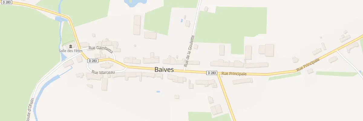 Plan du 15 Rue Principale à Baives
