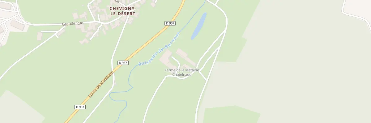 Plan du 177 Metairie de Chevigny à Bierry-les-Belles-Fontaines
