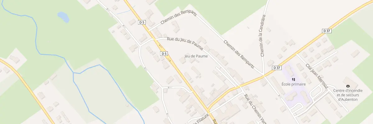 Plan du 10 Rue du Docteur Josso à Aubenton