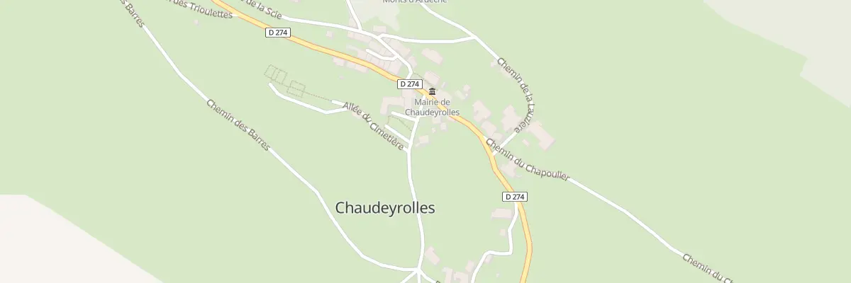 Plan du 5003 Le Bourg à Chaudeyrolles